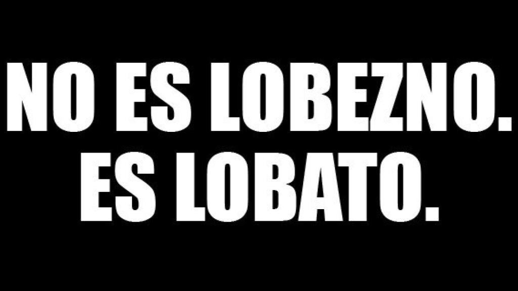 Imagen de la campaña del PSOE sobre Lobezno y Lobato.