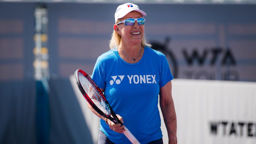 Navratilova, durante un evento.