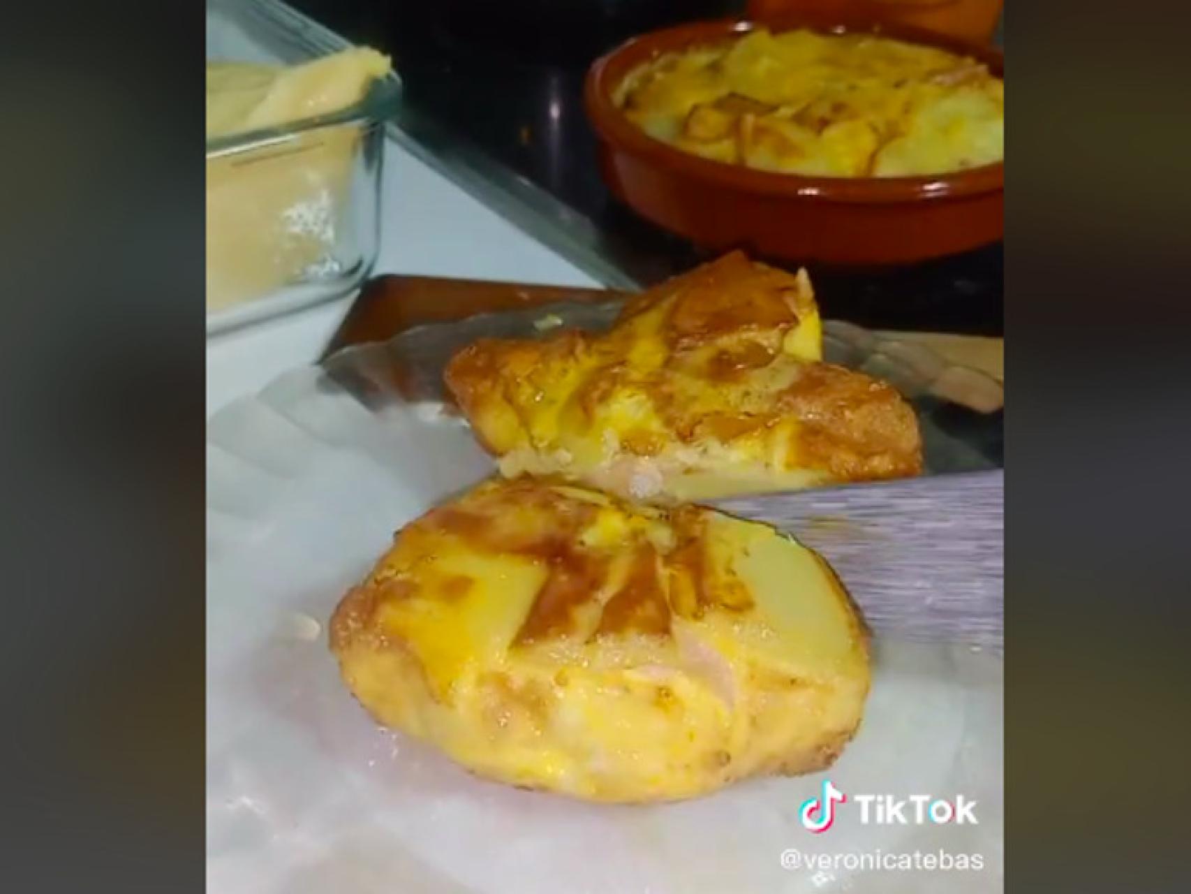 La famosa tortilla de patata hecha con 