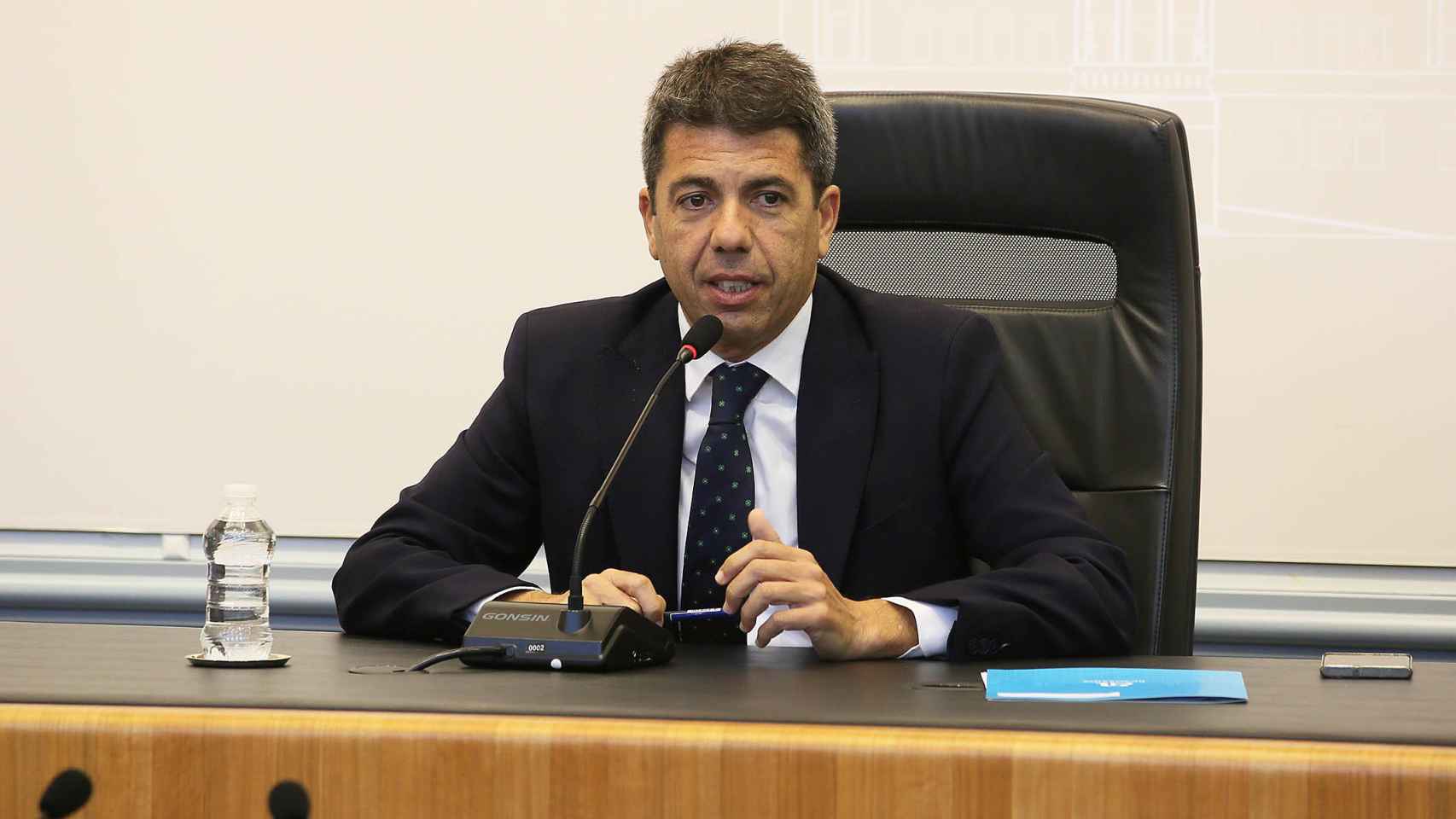 El presidente de la Diputación de Alicante, Carlos Mazón.