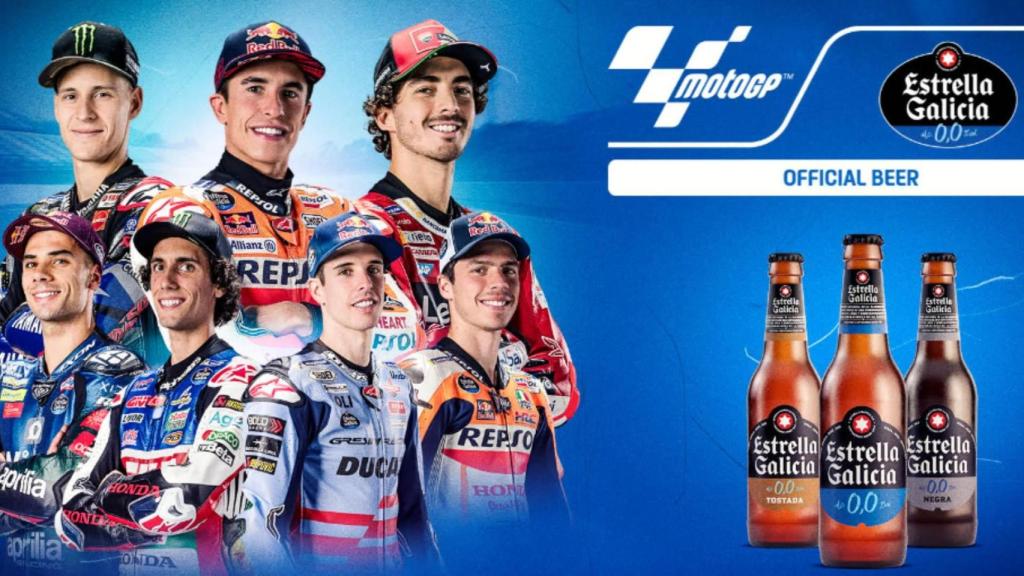 Estrella Galicia 0’0 será la cerveza oficial de MotoGP