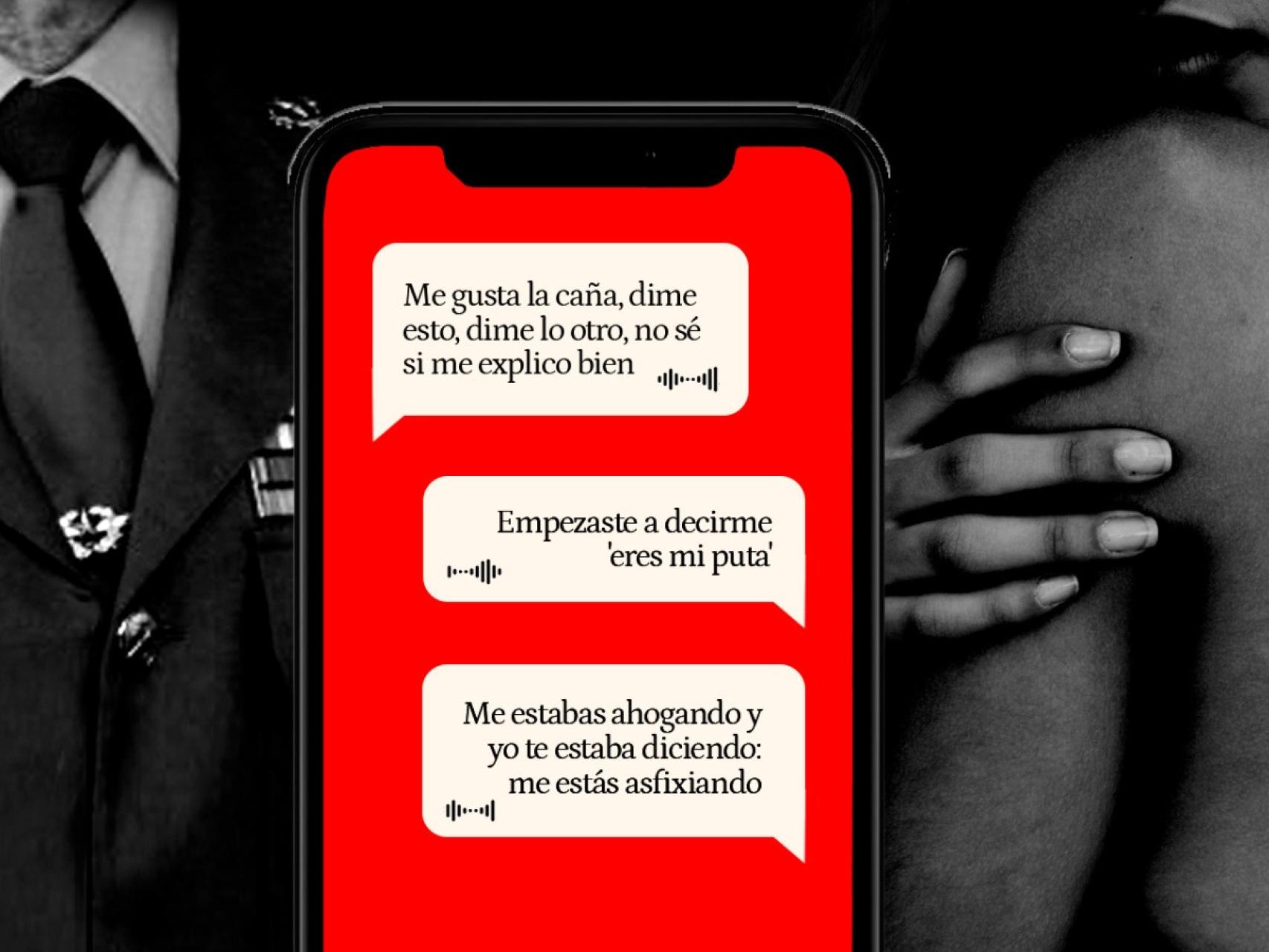 Los WhatsApp de la supuesta violación de un guardia civil a su mejor amiga:  