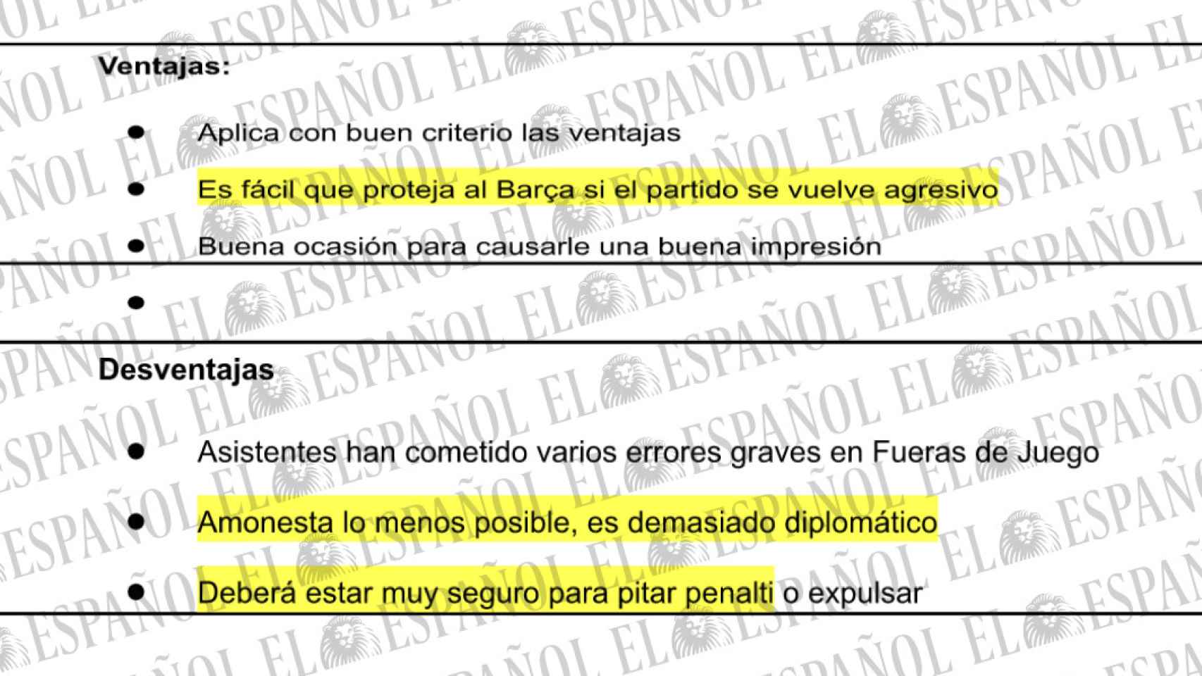 Informe arbitral de Negreira Jr. sobre Alberola Rojas