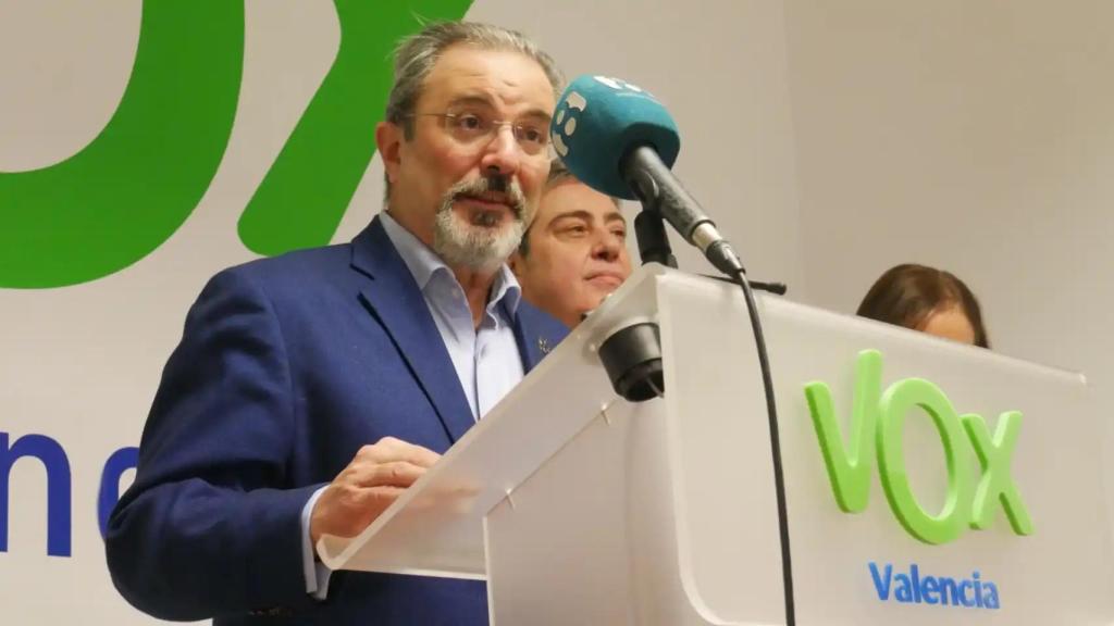 El candidato de Vox a la Generalitat, Carlos Flores.