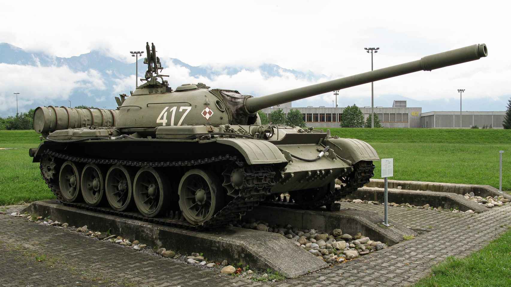 Tanque T-54 musealizado