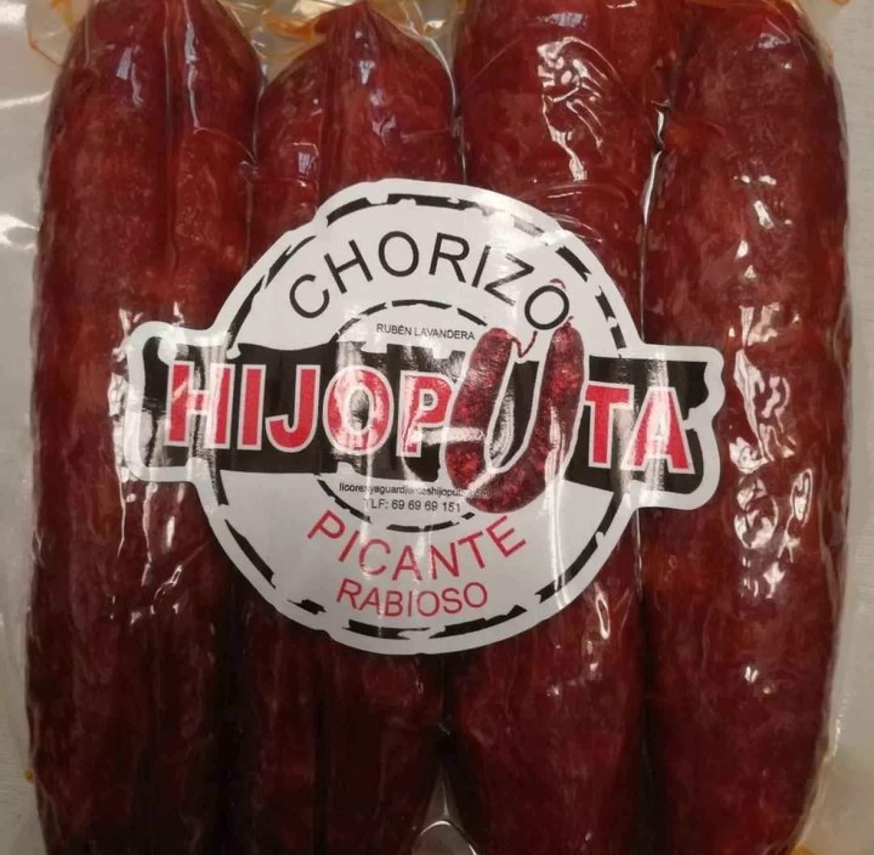 Un paquete de 'Chorizos Hijoputa'.