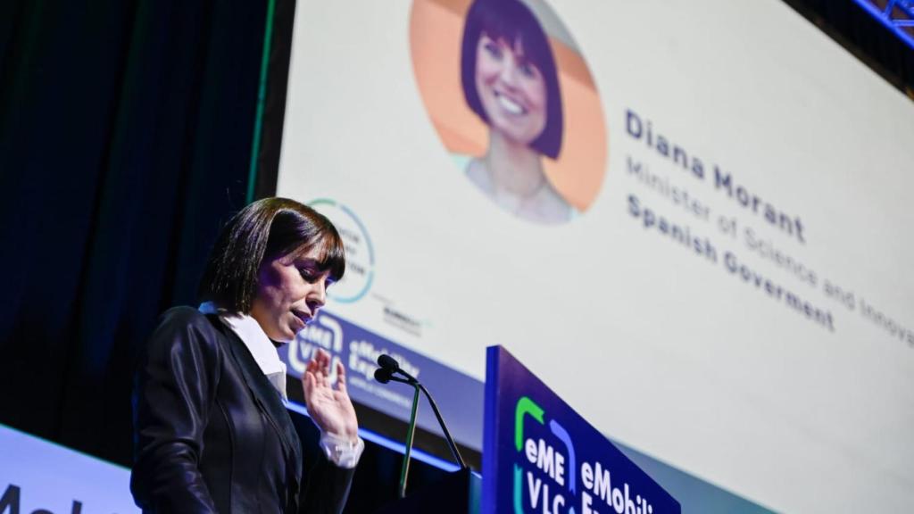 Diana Morant, Ministra de Ciencia e Innovación, durante la clausura de eMobility Expo World Congress.