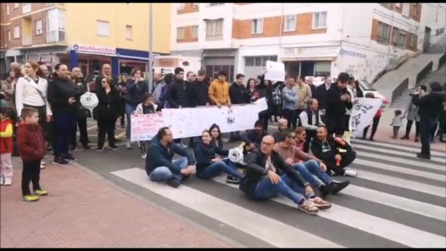 Protesta de los vecinos de La Vaguada por el nuevo aparcamiento