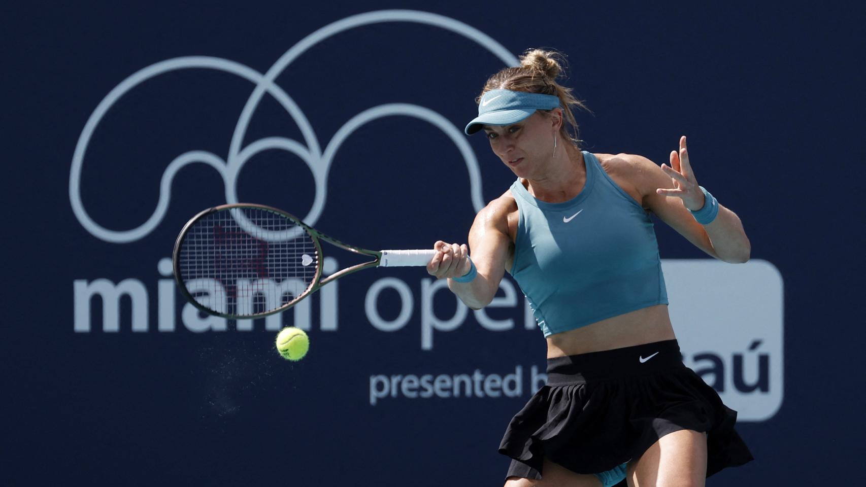 Badosa, en el Masters 1000 de Miami.