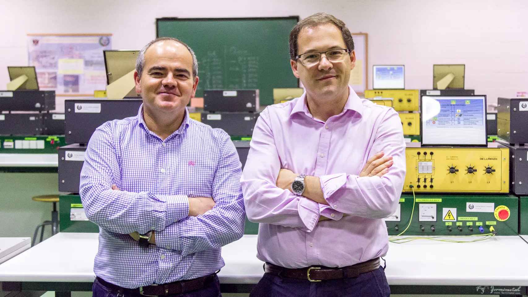 Los investigadores de la UGR Antonio Peña y Juan Carlos López