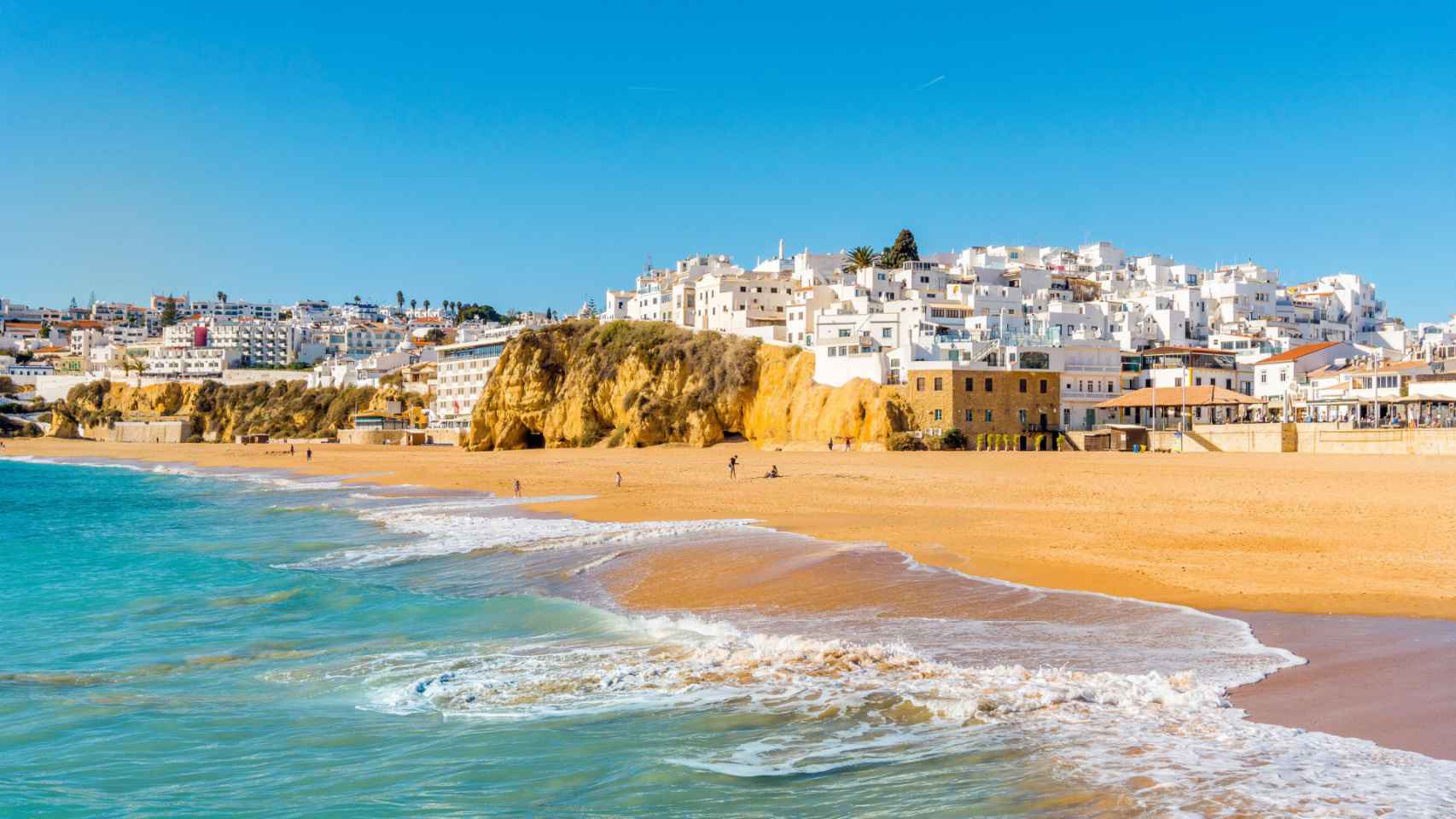 Albufeira, en el Algarve (Portugal).