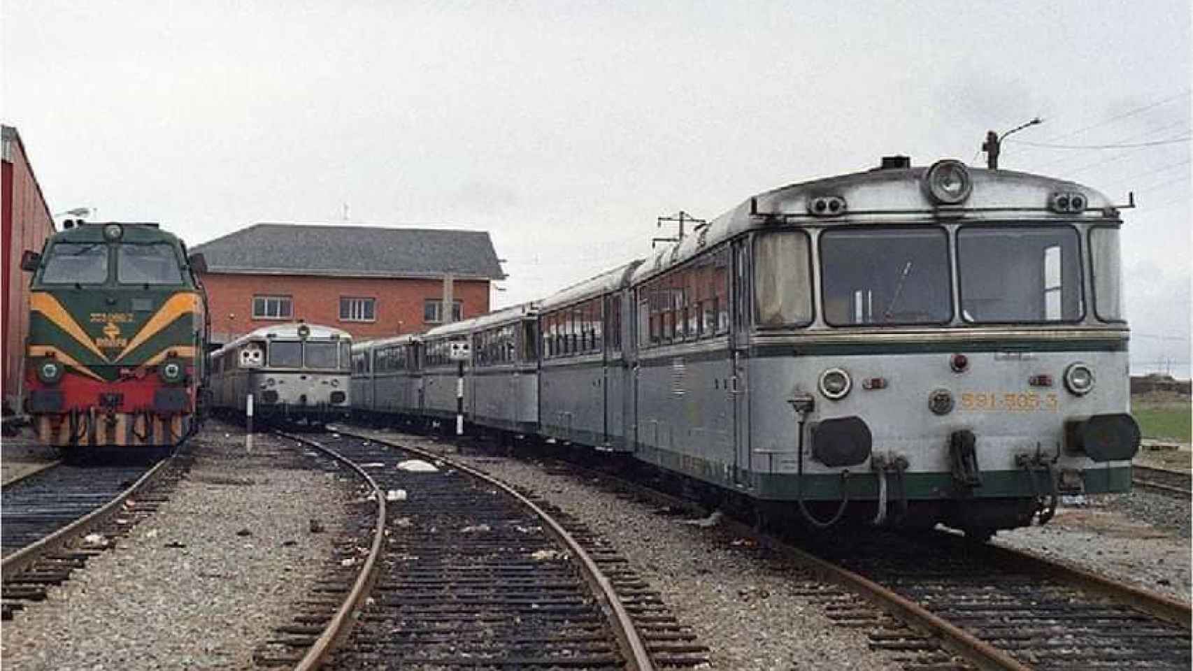 Antiguo tren Ruta de la Plata