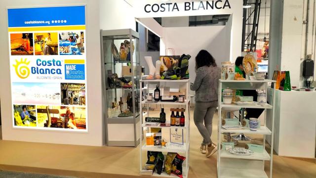 El expositor del Patronato de Turismo en la feria industrial de Barcelona.