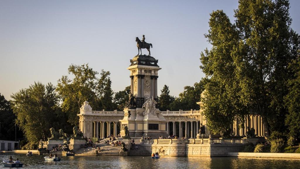 Vista del Parque de El Retiro, en Madrid.