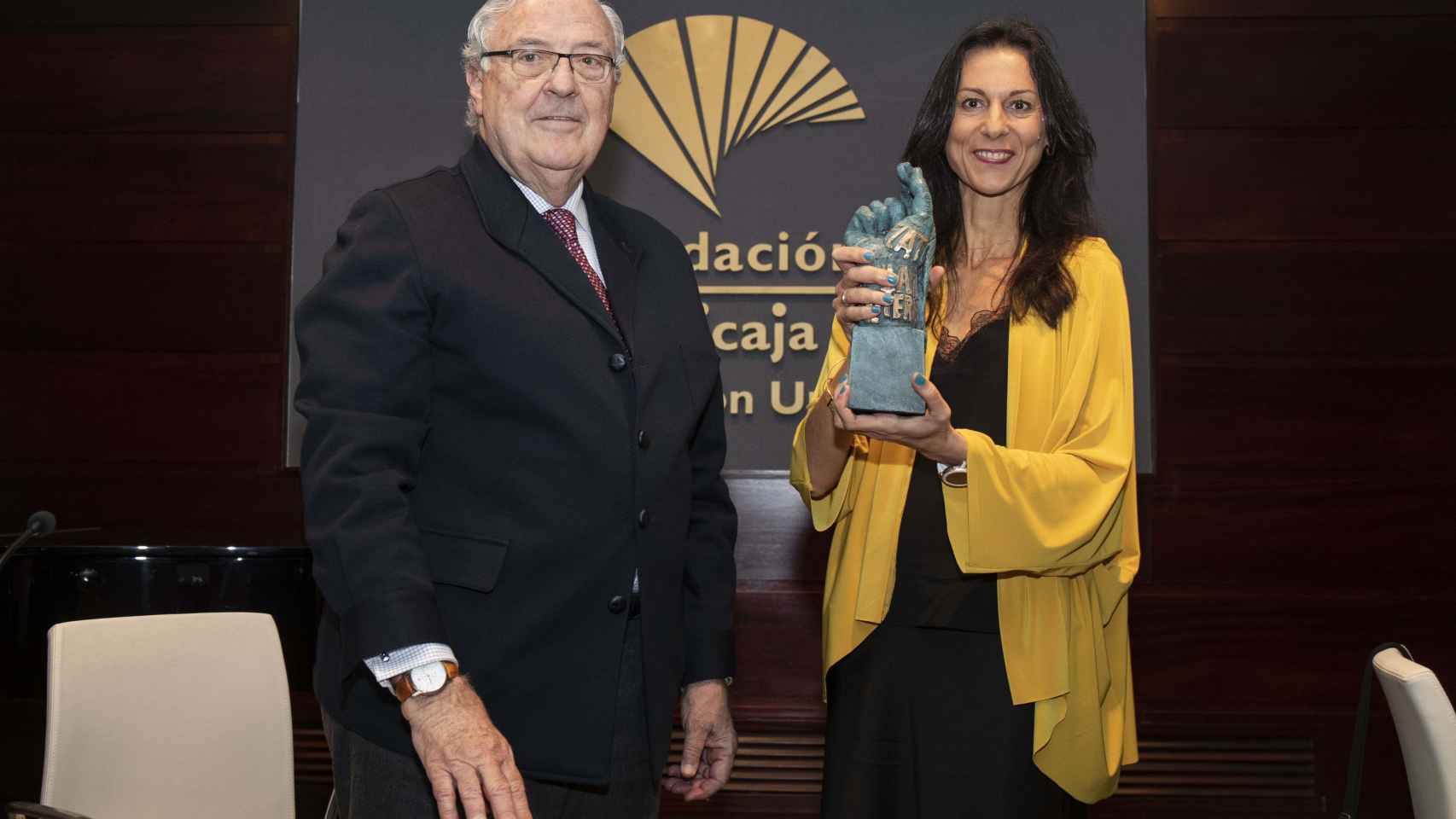 Entrega del XXIII Premio Unicaja de Novela ‘Fernando Quiñones’ a la escritora Xenia García.