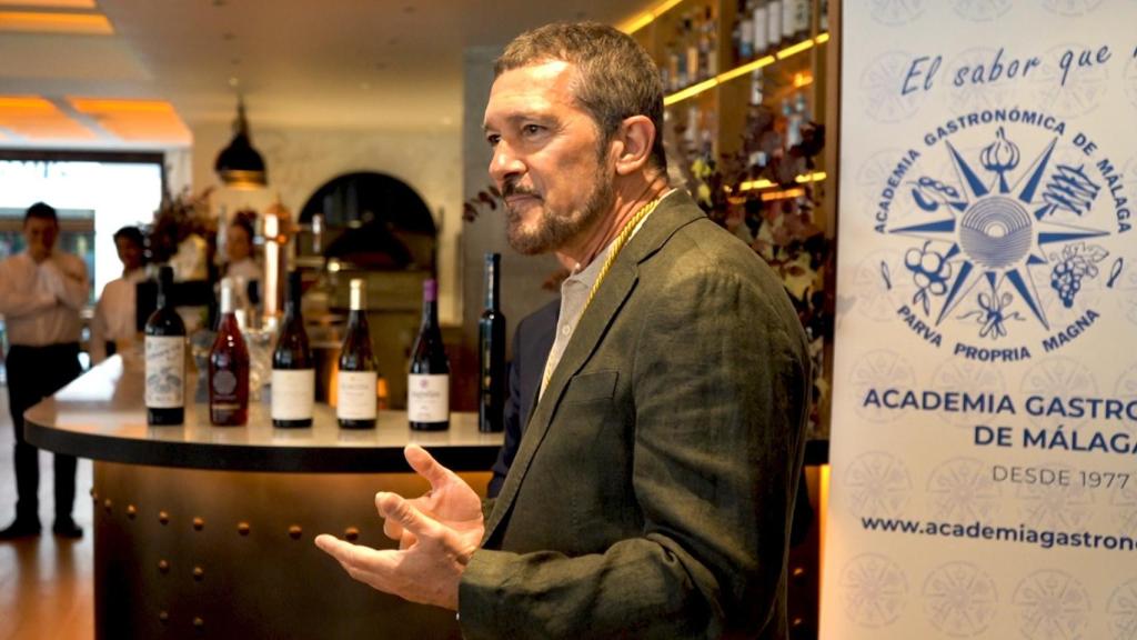 Antonio Banderas, Académico de Honor de la Academia Gastronómica de Málaga