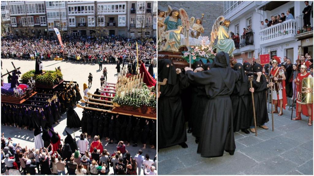 Las únicas Semanas Santas de Interés Turístico Internacional gallegas están en Ferrol y Viveiro