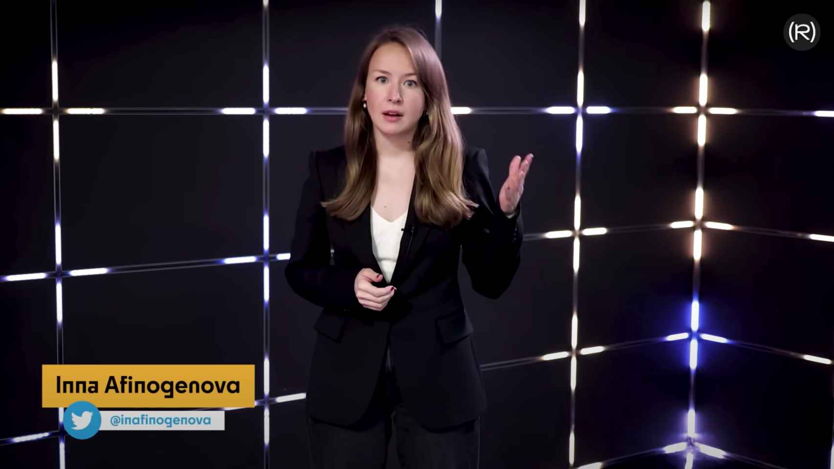 Inna Afinogenova, ex periodista de Russia Today, ahora en Canal Red.