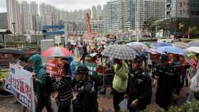 Primera manifestación autorizada en Hong Kong