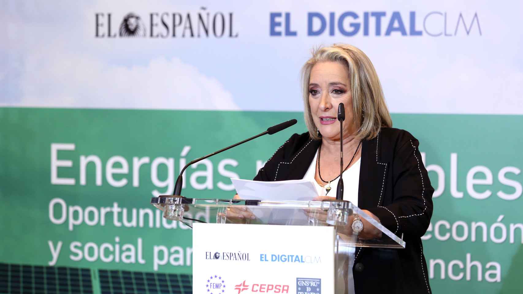 La presidenta ejecutiva de EL ESPAÑOL - EL DIGITAL CLM, Esther Esteban