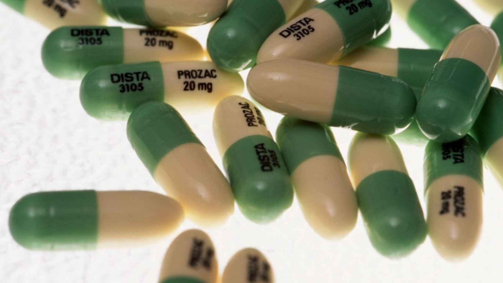 Pastillas de Prozac, uno de los antidepresivos más conocidos.