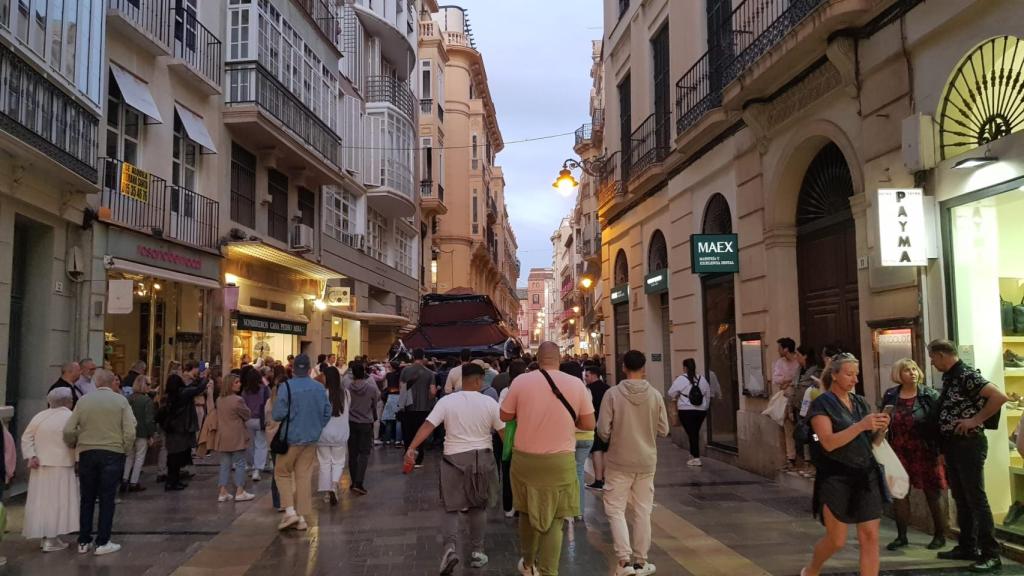 Trono del Mutilado camino al Sagrado Corazón.