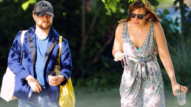 Daniel Radcliffe y Erin Darke, en una imagen captada en Nueva York.