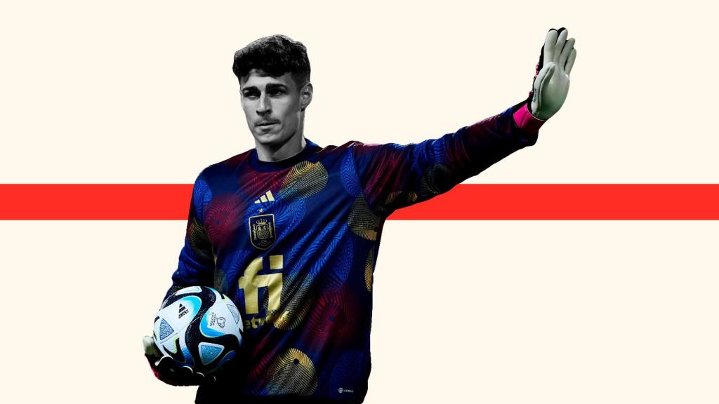 Kepa Arrizabalaga, con la Selección