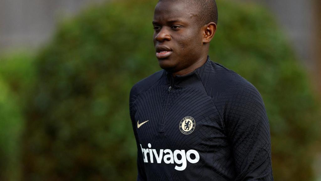 N'Golo Kanté, con el Chelsea