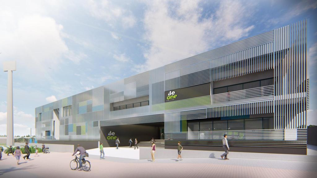 Diseño previsto para el complejo deportivo que quiere desarrollar BeOne en Málaga.