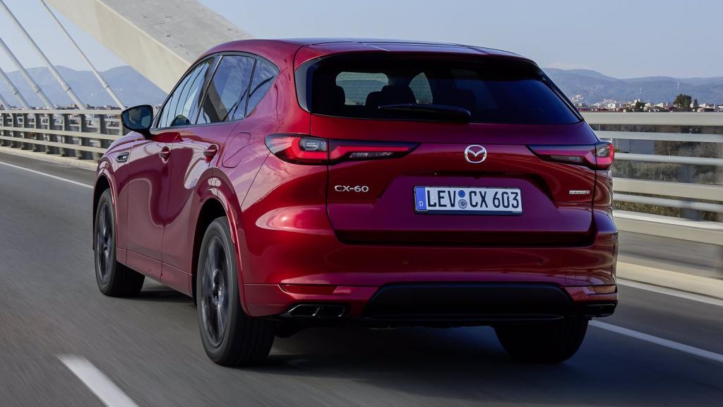 El Mazda CX-60 puede incorporar llantas de 18 o 20 pulgadas.