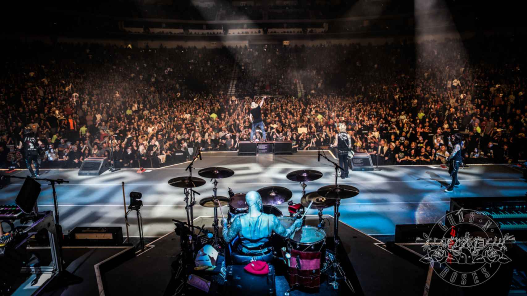 Concierto de Guns N’ Roses de su gira de 2023.