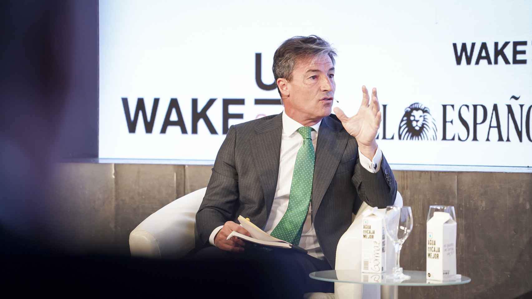 Federico Linares, presidente de EY, durante su intervención en la  mesa redonda inaugural del 'Wake Up, Spain!'.