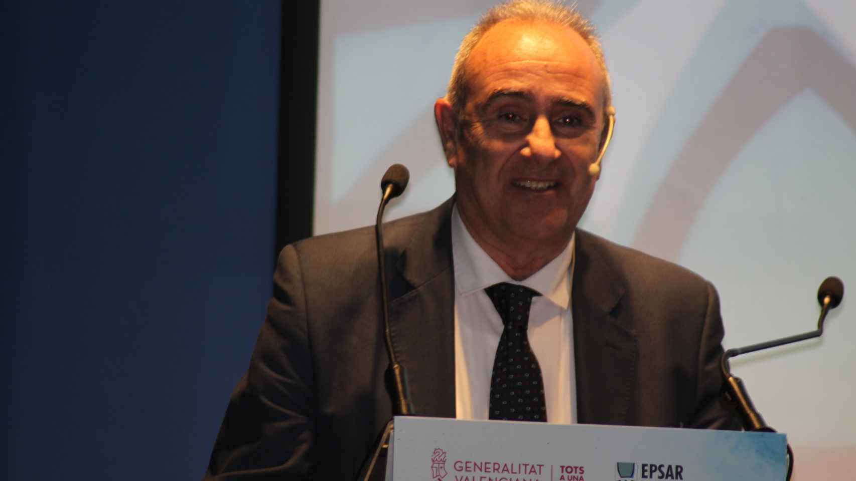 Teodoro Estrela, director general de Agua del Ministerio para la Transición Ecológica, en Alicante.