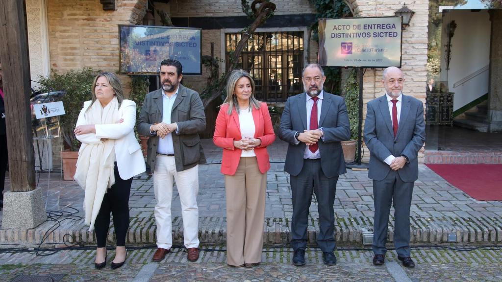 Entrega de los distintos de calidad turística Sicted. Foto: Ayuntamiento de Toledo.