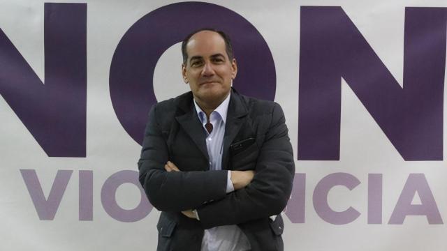 El entrenador Pablo Aguirregabiria.