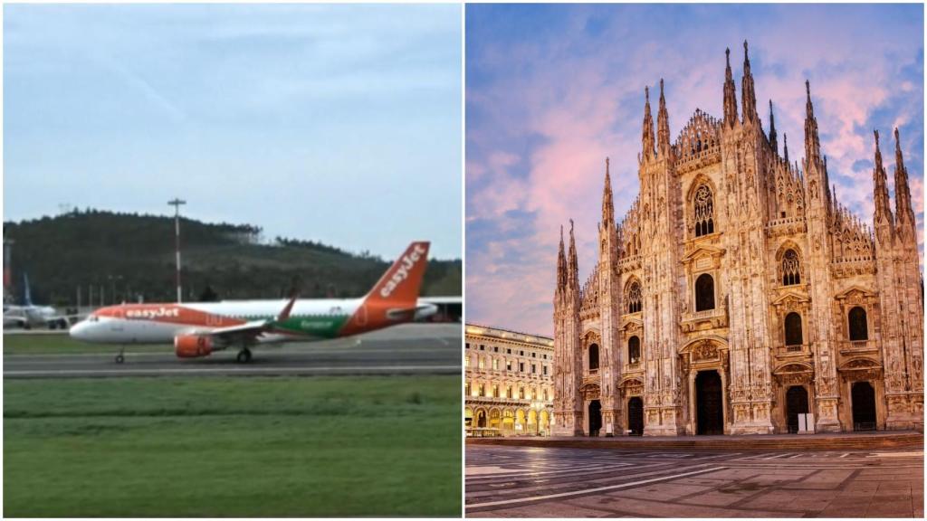 El aeropuerto de A Coruña estrena su ruta con Milán, el tercer destino internacional