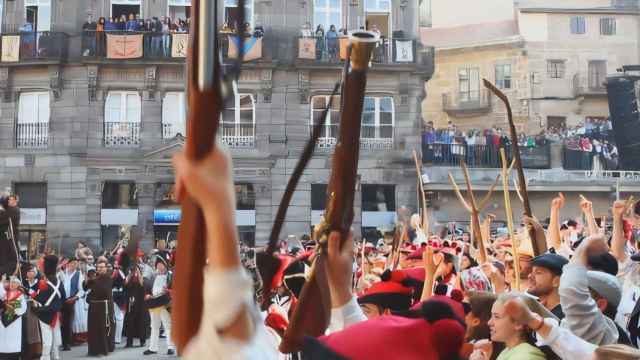 Fiesta de A Reconquista, en Vigo.