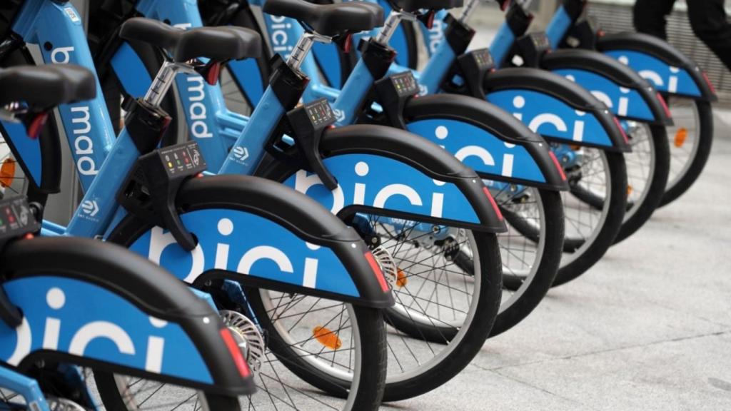 Bicicletas nuevas del servicio público Bicimad.