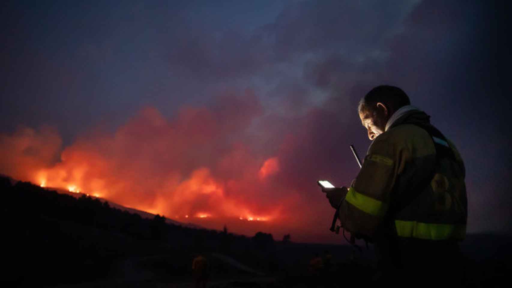 Imagen de archivo de un incendio en la provincia de Salamanca
