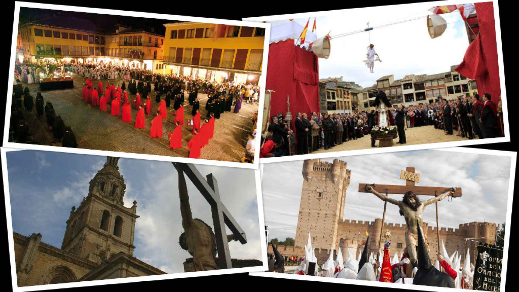 Imágenes de las Semanas Santas en Medina de Rioseco, Medina del Campo y Peñafiel