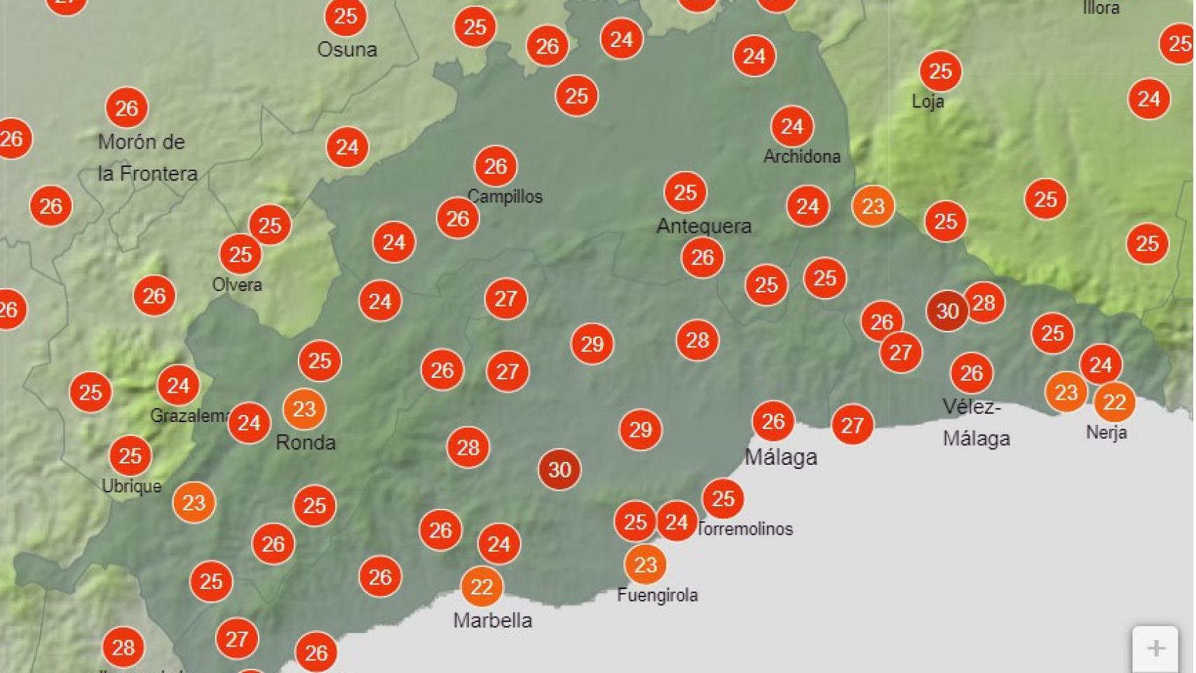 ¿Qué tiempo hará en Málaga este jueves 30 de marzo?