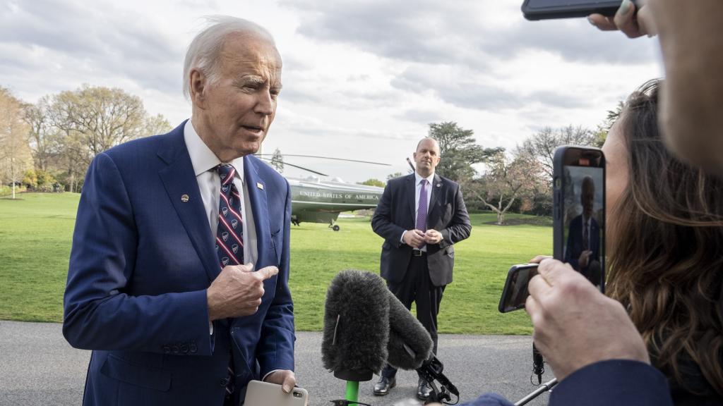 Joe Biden este martes en Washington tras un acto en Carolina del Norte.