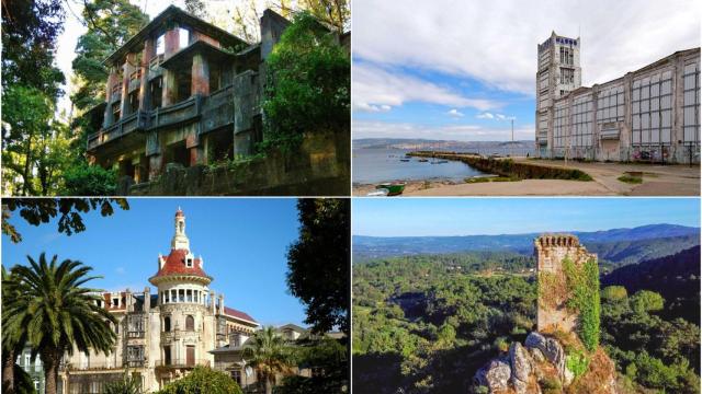 Sanatorio de Cesuras, Fábrica y conservera de Massó, Torre de los Moreno y Torre de Sande.