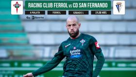 Precios especiales para acompañantes de socios en el partido del Racing de Ferrol del sábado
