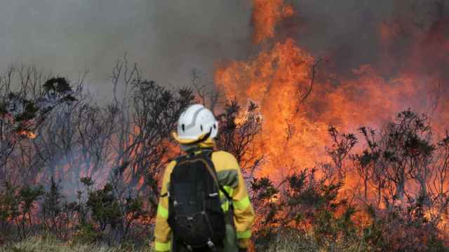 Imagen de archivo de un incendio forestal