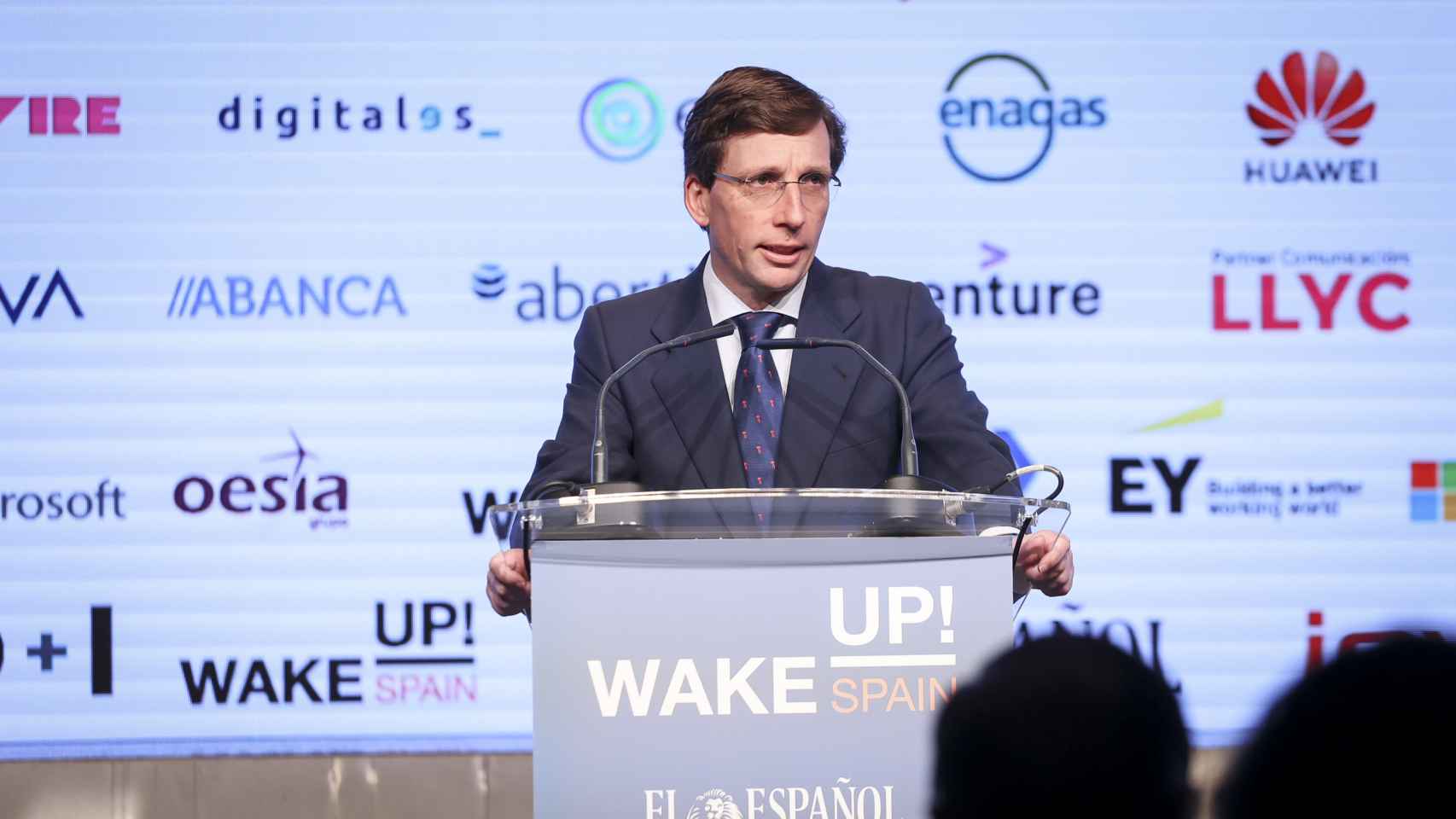 José Luis Martínez-Almeida, alcalde de Madrid, en la apertura de la tercera jornada del 'Wake Up, Spain!'.