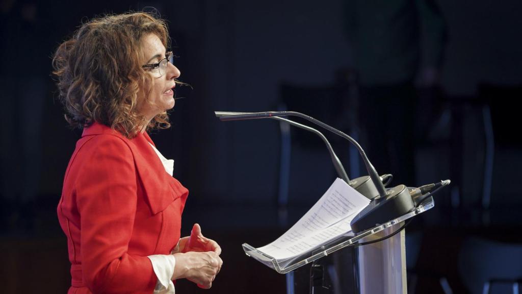 María Jesús Montero, durante su intervención en Wake Up, Spain!