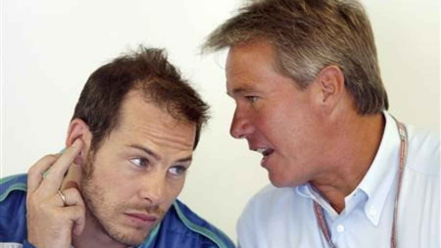 Craig Pollock, junto a Jacques Villeneuve.