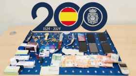 Material con el que se hizo la Policía Nacional en Medina del Campo